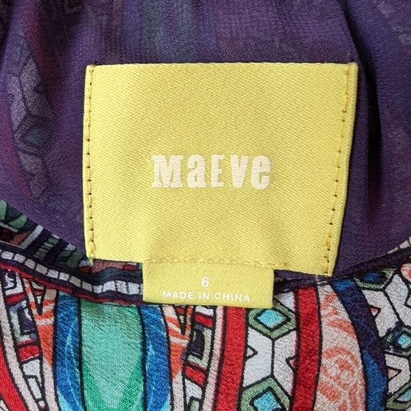 Maeve Anthropologie Midi Silk Skirt - Picture 7 of 7